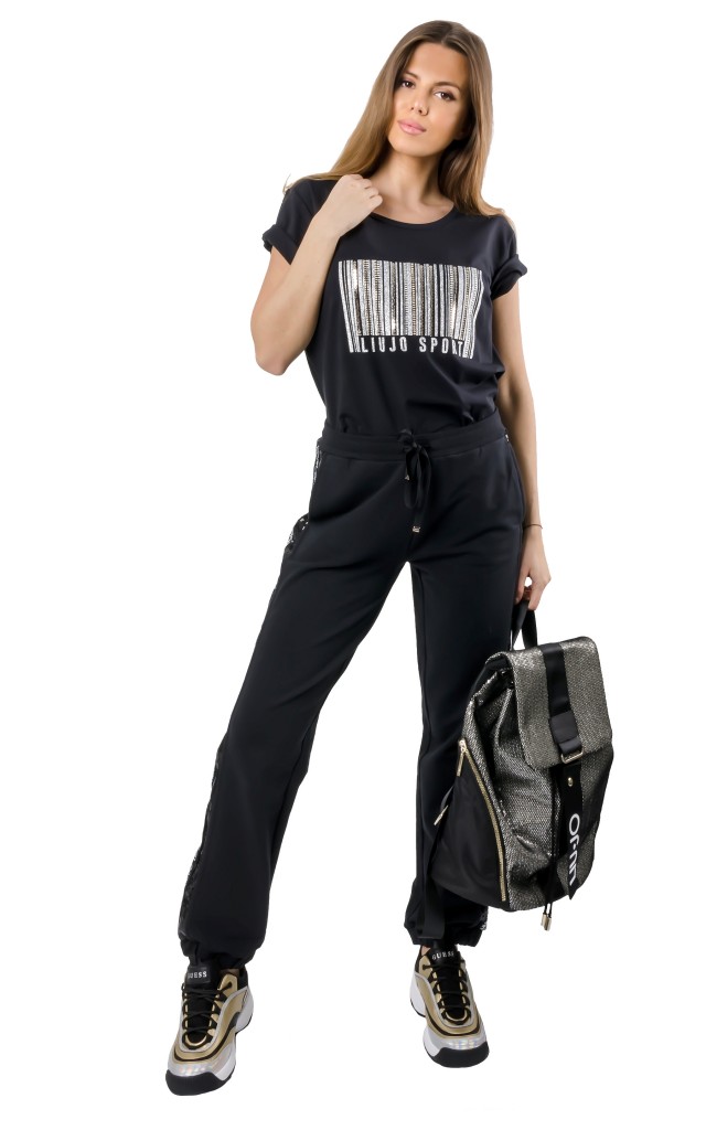 T-shirt Liu Jo Silver Nero