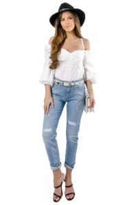 Bluzka Kappa Pinko White