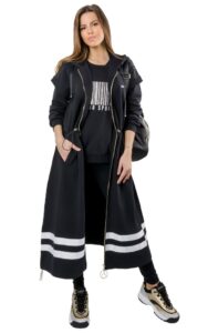 Bluza Maxi Liu Jo Sport Logo Nero