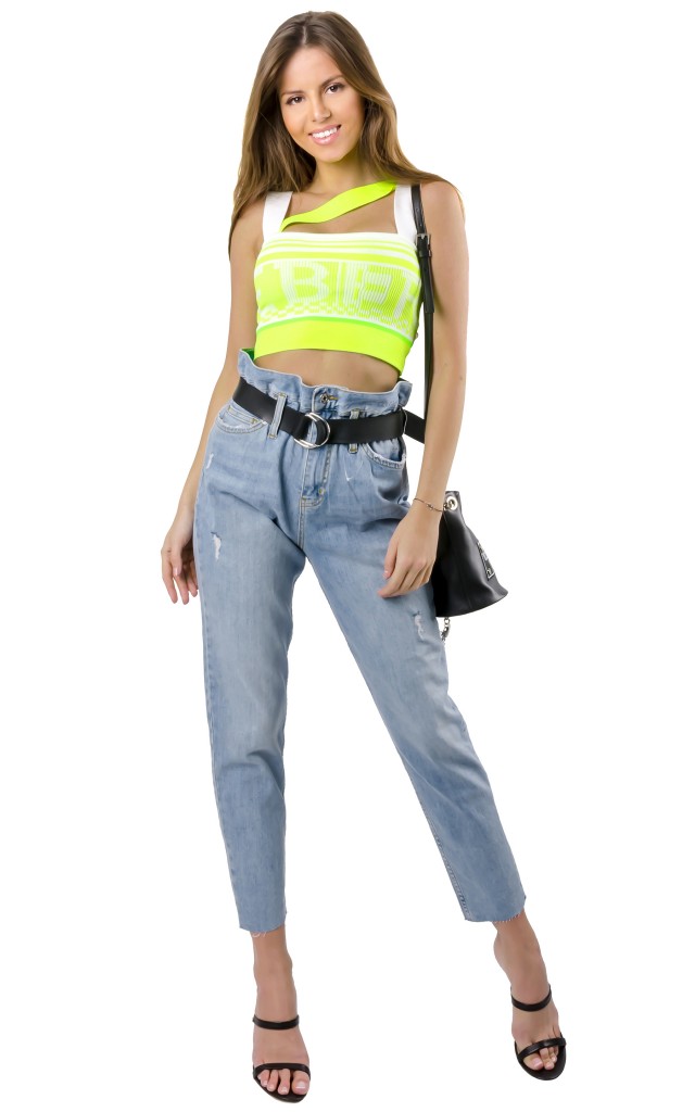 Top Iceberg Knit Neon Yellow