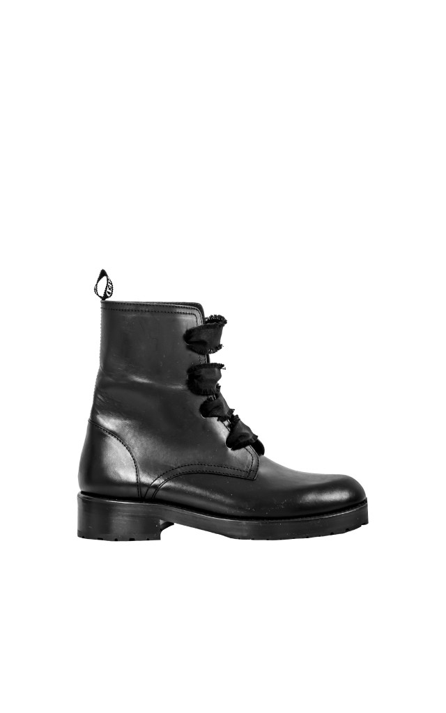 Botki Red Valentino Combat Boot Nero