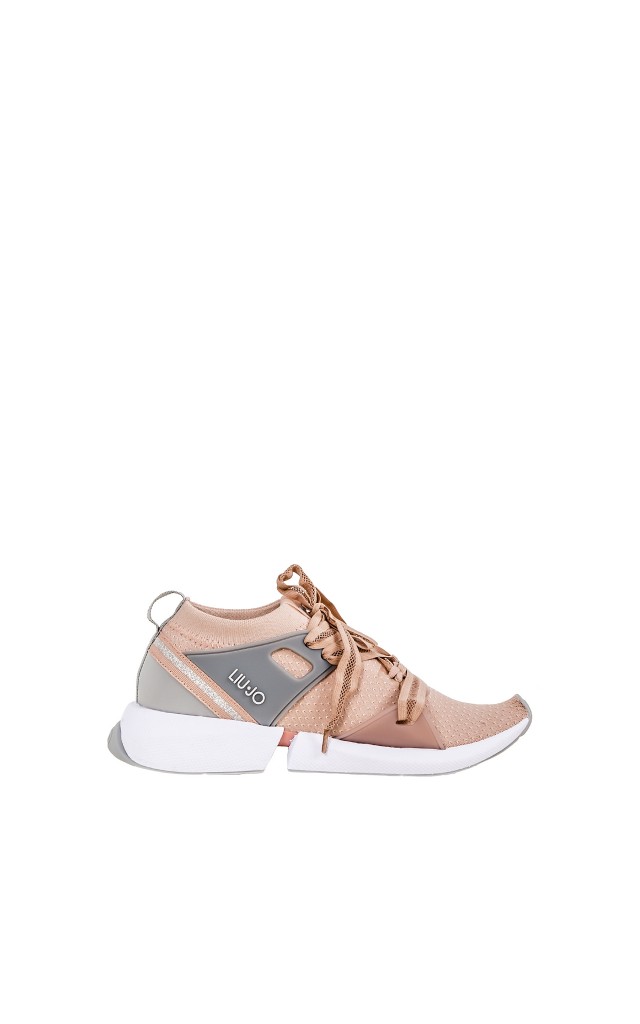 Sneakersy Liu Jo Yulia 01 Elastic Fabric Pink