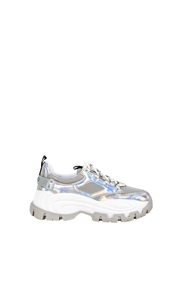 Sneakersy Liu Jo Wave 01 Logo Metalic Ice