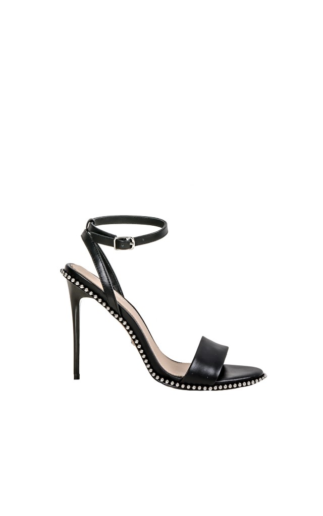 Sandałki Szpilki Logo Marciano Guess Black
