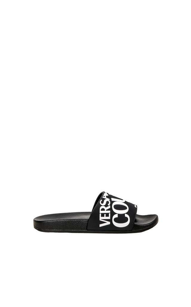 Klapki Verscace Jeans Couture Nero White