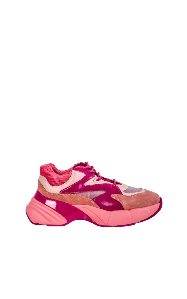 Sneakersy Pinko Maggiorana Logo Fuxia Rosa
