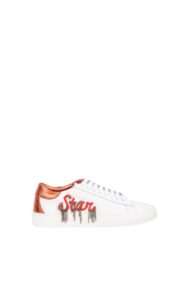 Sneakersy Patrizia Pepe Logo White Hibiscus
