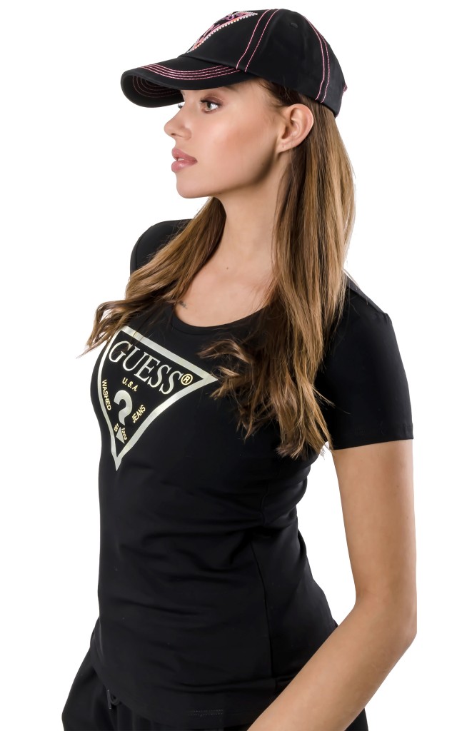 Czapka Logo Baseball Guess Black
