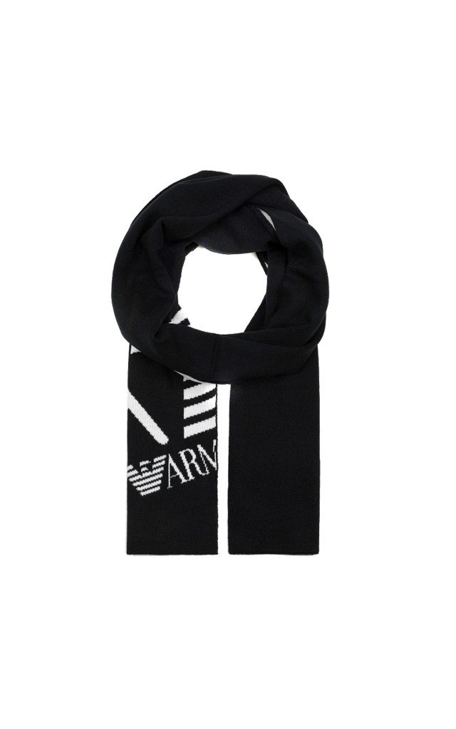 Szalik Maxi Logo EA7 Jet Black