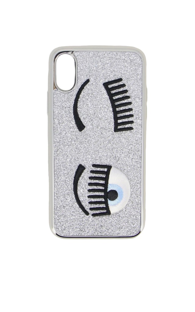 Etui Chiara Ferragni Iphone X/XS Glitter Silver
