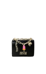 Torebka Chain Charms Versace Nero