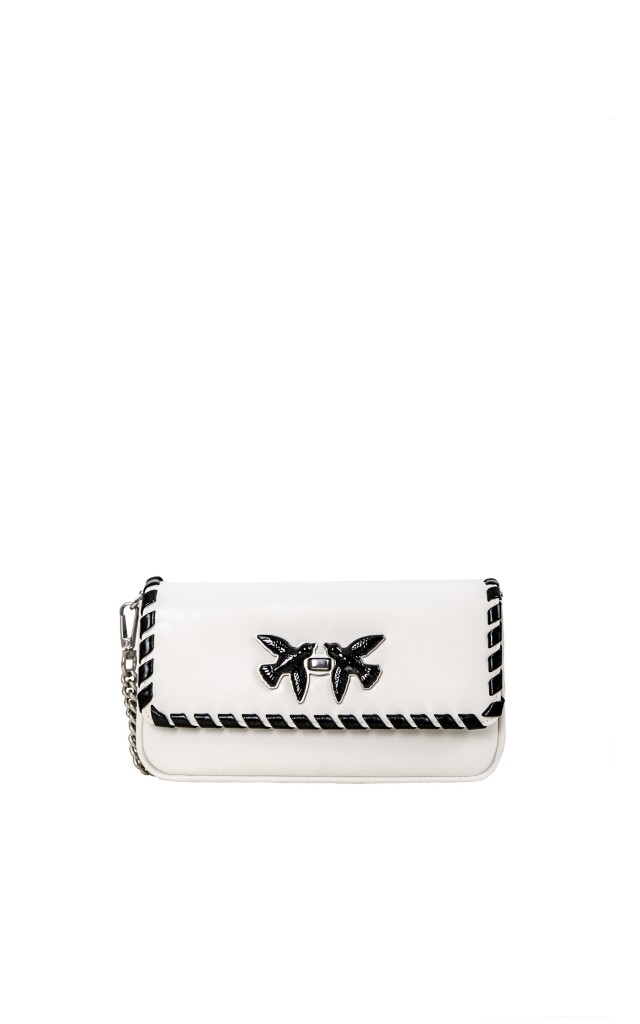 Torebka Nerka Baguette Mini Twist Pinko Bianco