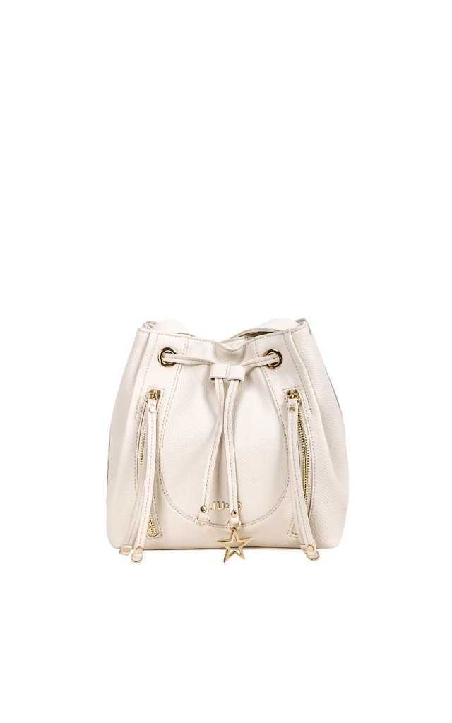 Torebka Liu Jo XS Drawstring Logo Alabaster