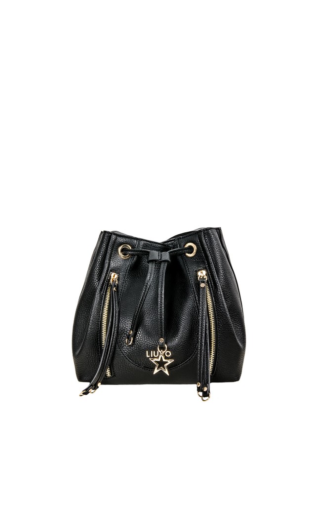 Torebka Liu Jo XS Drawstring Logo Nero