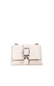 Torebka Patrizia Pepe Logo Fly Ivory