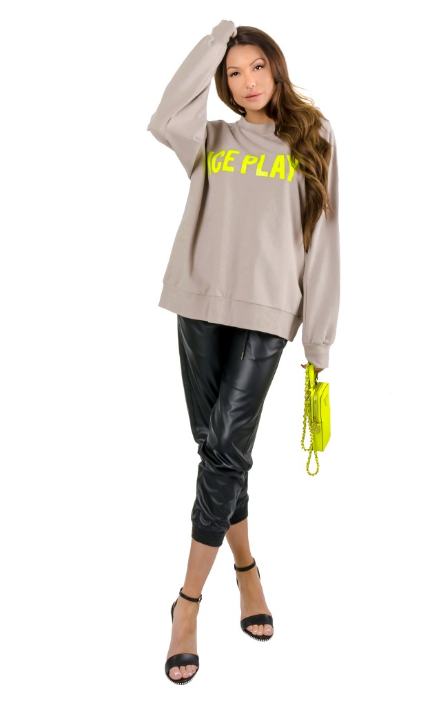 Bluza Ice Play Logo Beige