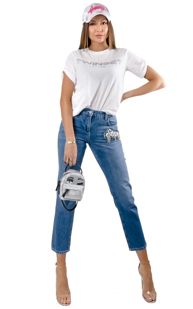 Spodnie Jeans Star Patrizia Medium Blue Wash
