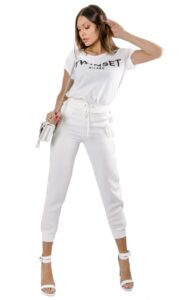 T-shirt Twin Set Logo White