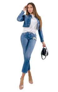 Kurtka Jeans Star Patrizia Medium Blue Wash