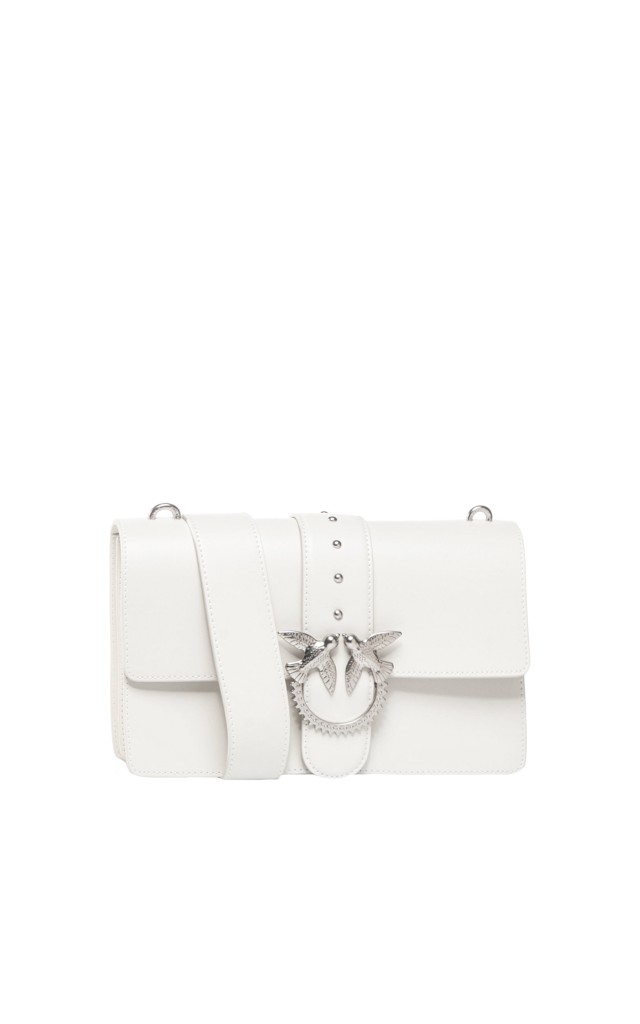 Torebka Pinko Love Classic Simply Logo White