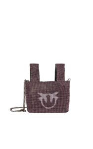 Torebka Gray Bag Pinko Logo Light Pink
