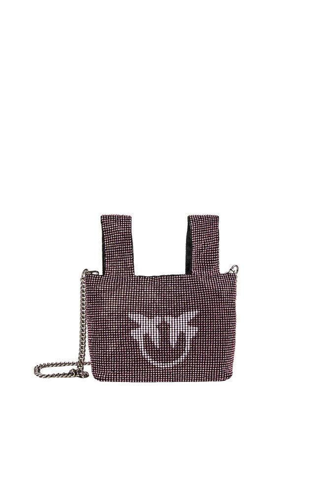 Torebka Gray Bag Pinko Logo Light Pink