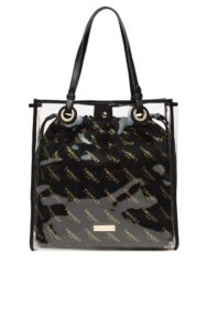 Torebka Shopper Twin Set Transparent Nero