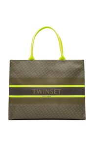 Torebka Shopper Twin Set Butterfly Green