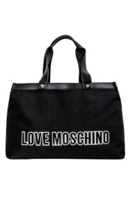 Torba Shopper Canvas Moschino Nero