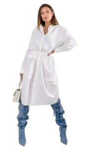 Sukienka Koszulowa Midi Ice Play White