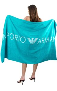 Ręcznik Emporio Armani Beachwear Water Green