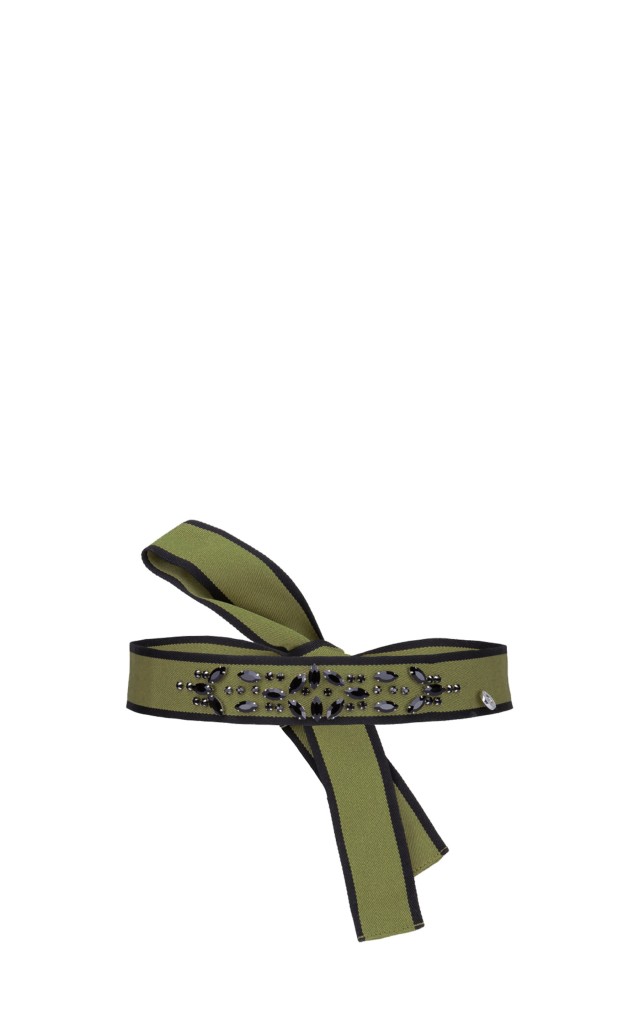 Pasek Liu Jo Logo Nero Military