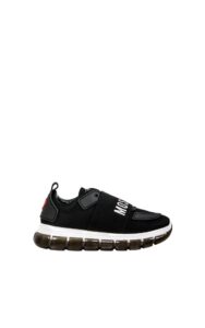 Sneakersy Z Logowanym Paskiem Love Moschino Nero