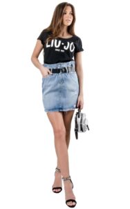 Spódnica Jeansowa Mini Candy Liu Jo Blue