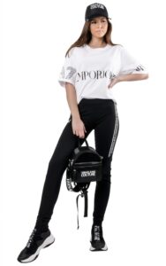 Legginsy Lampas Armani EA7 Nero
