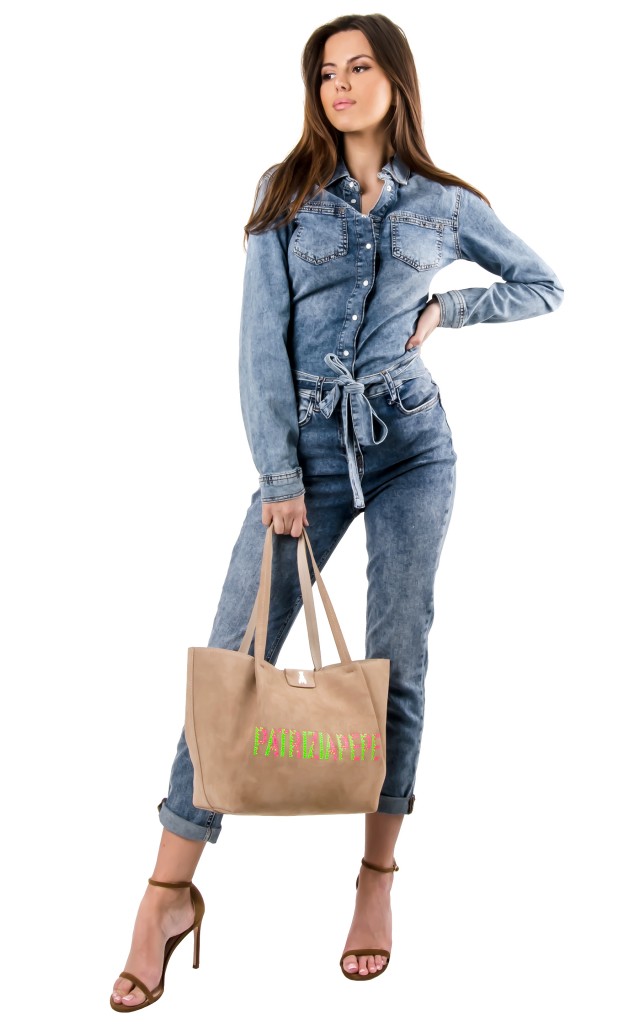 Kombinezon Liu Jo Denim Blue Spark