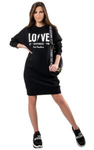 Sukienka Dresowa Moschino Joy Black