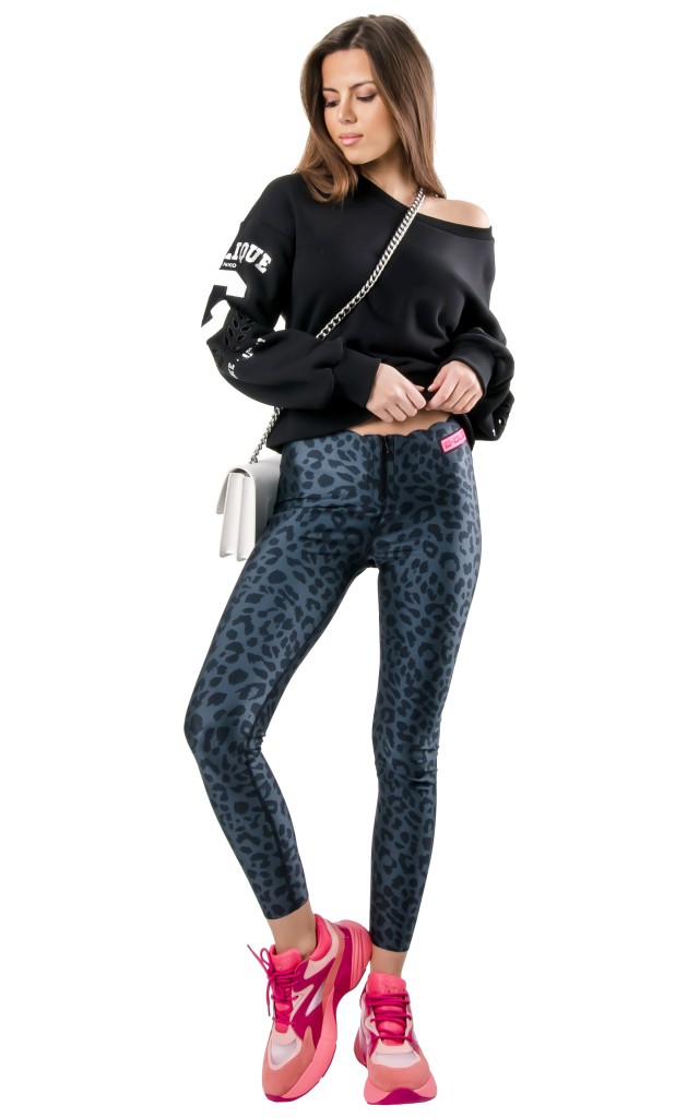 Legginsy Ankara Pinko Grigio Nero