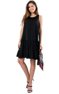 Sukienka Babydoll Moschino Black