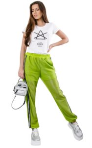 Spodnie Lampas Liu Jo Sport Germoglio Metallic
