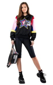 Bluza Gwiazda Cekiny Moschino Multicolor