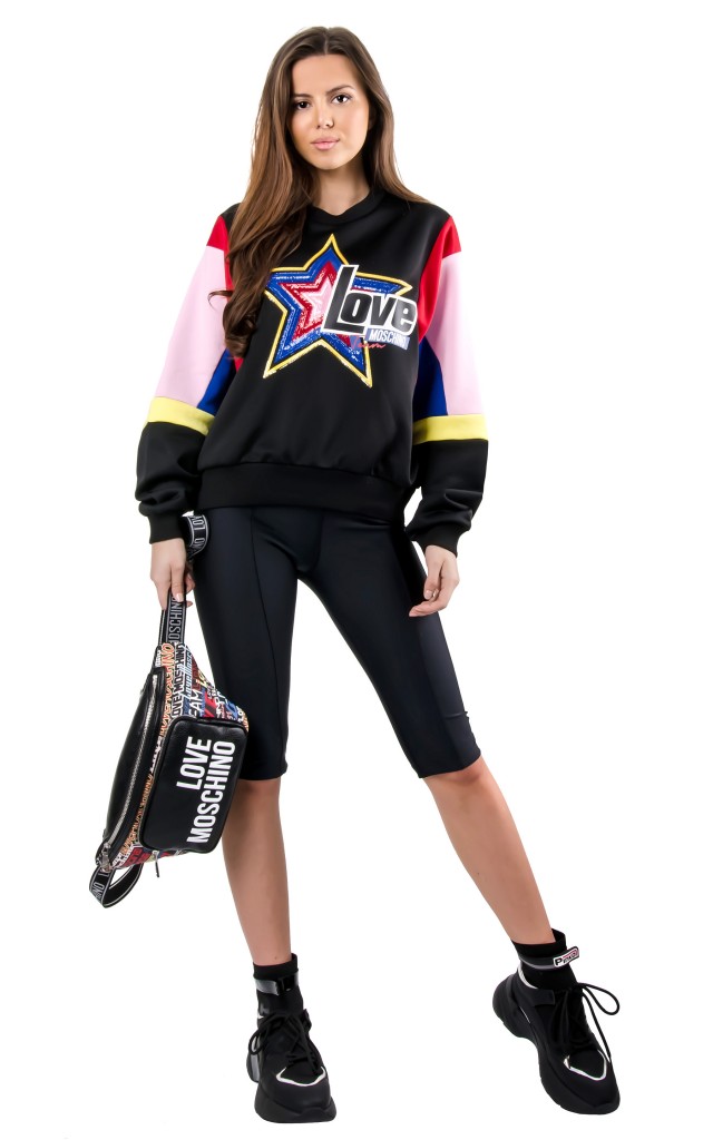 Bluza Gwiazda Cekiny Moschino Multicolor