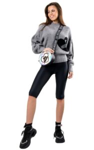 Sweter Black Heart Moschino Grey