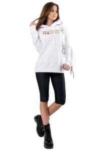 Bluza Versace Gold Logo Bianco