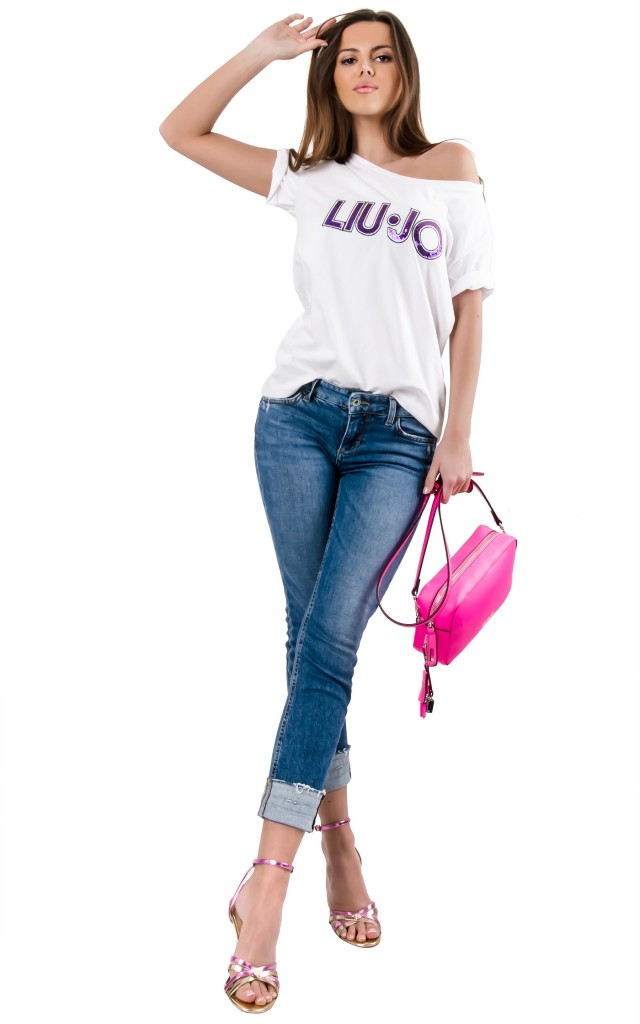 T-shirt Liu Jo Moda Bianco Ottico