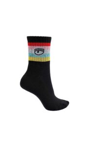 Skarpetki Short Stripes Chiara Black