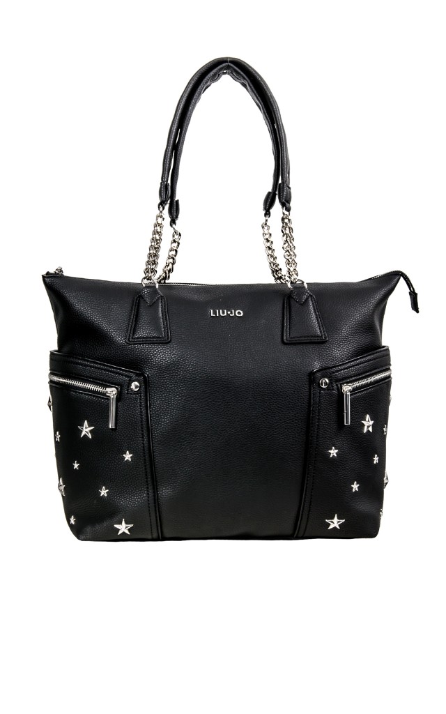 Torebka Shopper Liu Jo Stars Nero