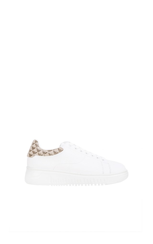 Sneakersy Logo Emporio White