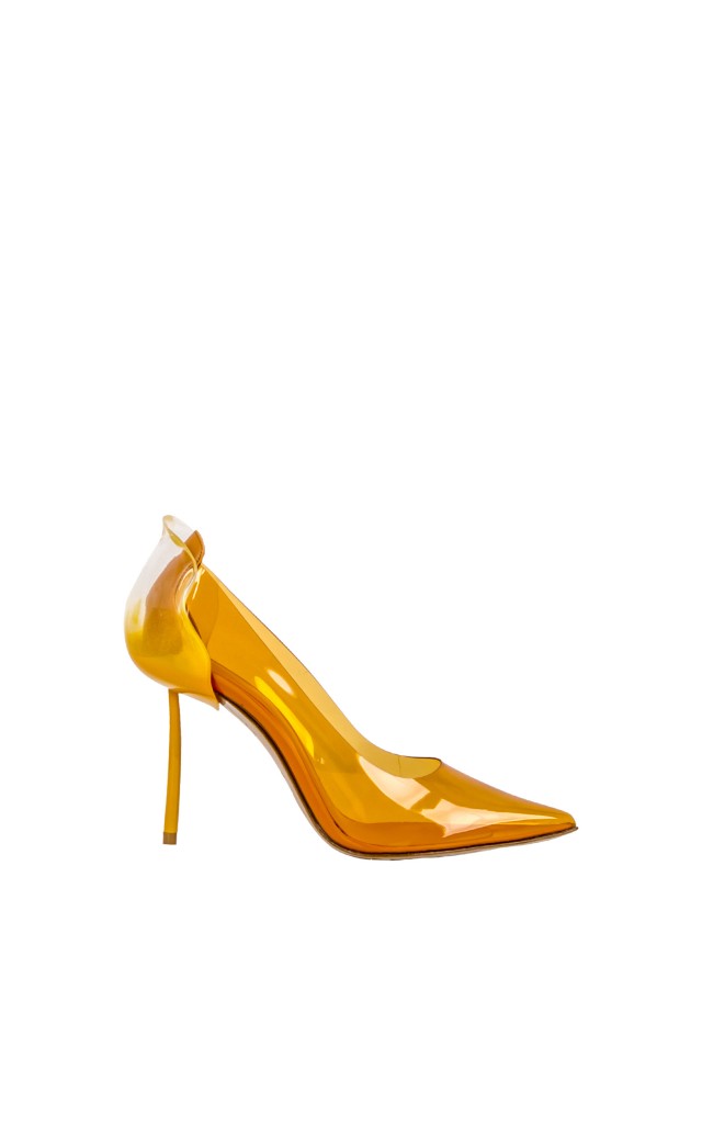 Szpilki Le Silla Deco Plexy Arancio