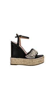 Sandały Koturny Twin Set Nero